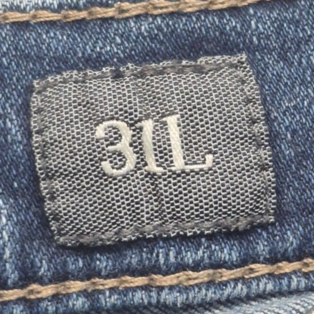 BKE Carter straight leg women denim blue jeans sz 31L Cotton stretch medium wash - Picture 10 of 15
